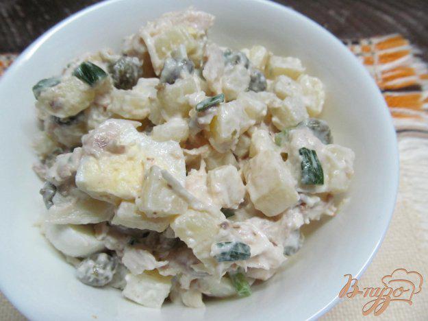 фото рецепта: Салат из куриного мяса и картофеля