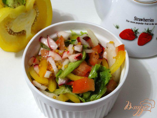 фото рецепта: Овощной салат с горчичной заправкой