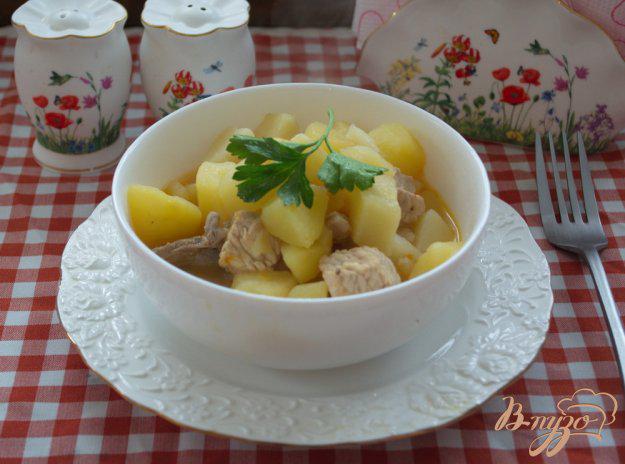 фото рецепта: Рагу из индюшиного филе с картофелем и овощами