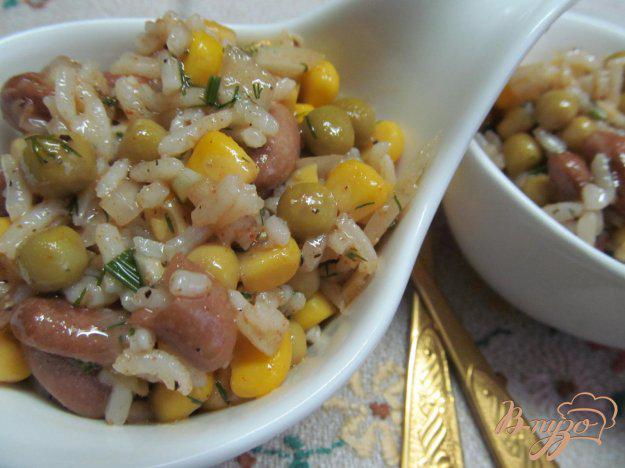 фото рецепта: Салат из бобовых и риса