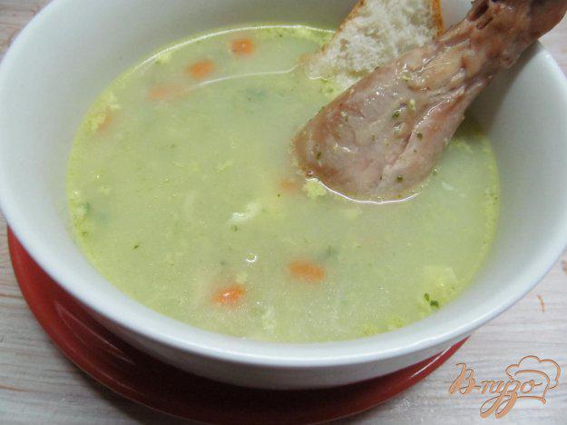 фото рецепта: Куриный суп с пастой орзо