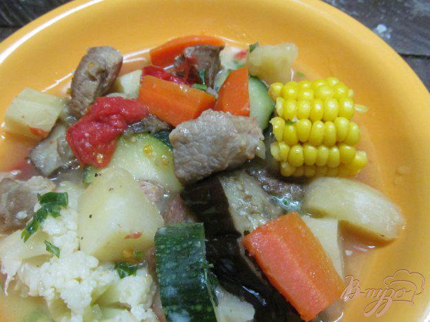 фото рецепта: Рагу с замороженными овощами