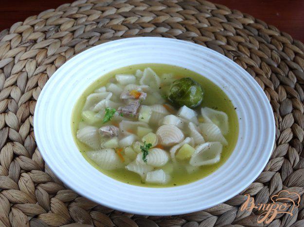 фото рецепта: Суп с брюссельской капустой в мультиварке
