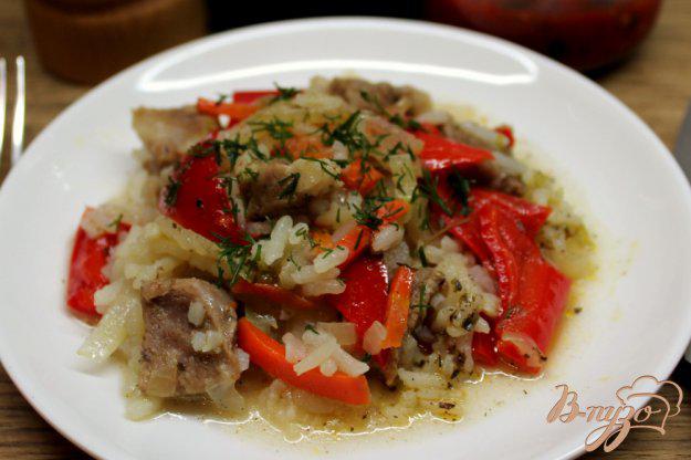 фото рецепта: Рис со свининой и овощами