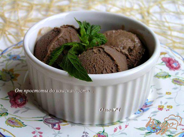 фото рецепта: Шоколадное мороженое