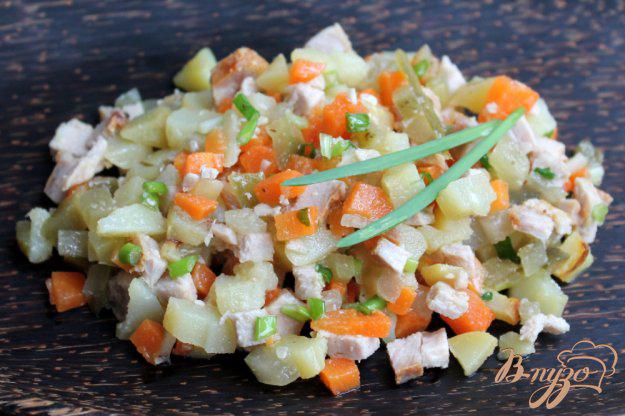 фото рецепта: Салат из запеченого мяса и овощей