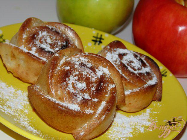 фото рецепта: Яблочные кексы с корицей