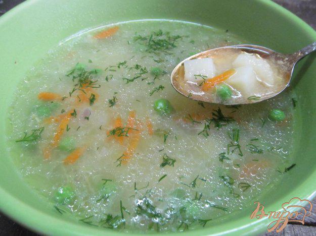 фото рецепта: Суп с кабачком и манной крупой