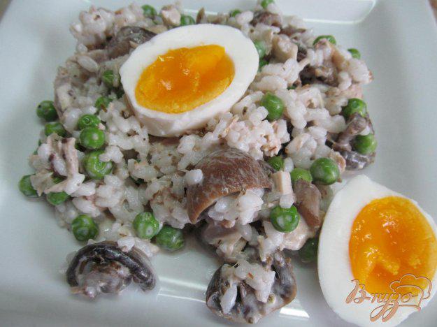 фото рецепта: Салат из риса с курицей