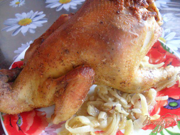 фото рецепта: Домашняя курица в духовке