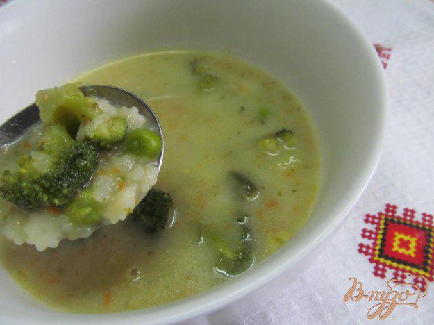 фото рецепта: Суп - пюре с брокколи и фасолью
