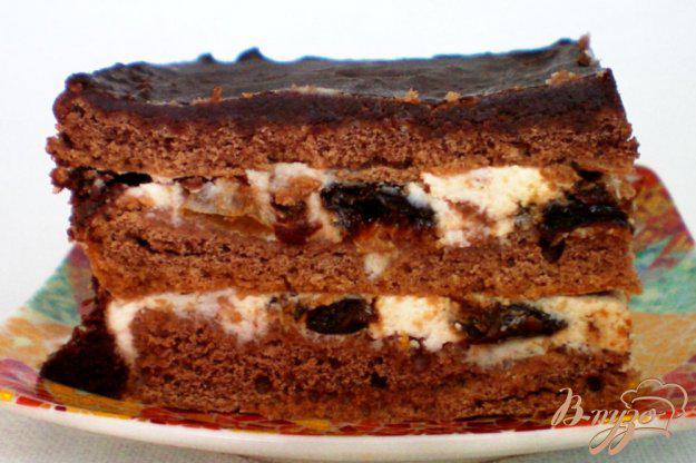 фото рецепта: Торт с домашним шоколадом