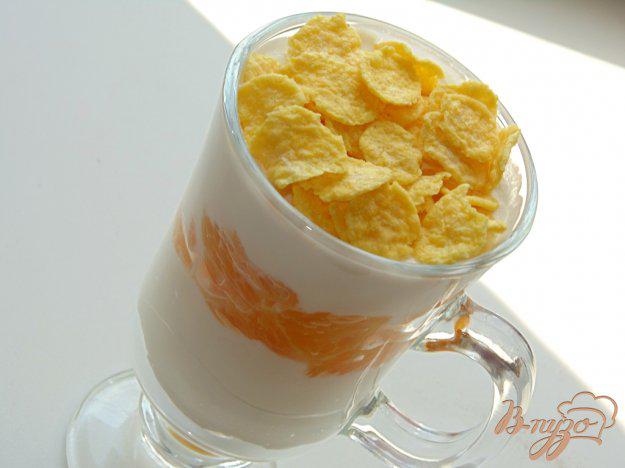 фото рецепта: Хрустящий творожный десерт с апельсином