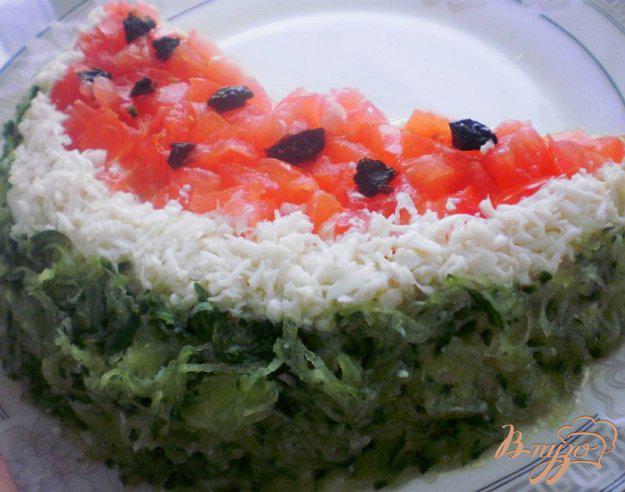 фото рецепта: Салат «Долька арбуза»