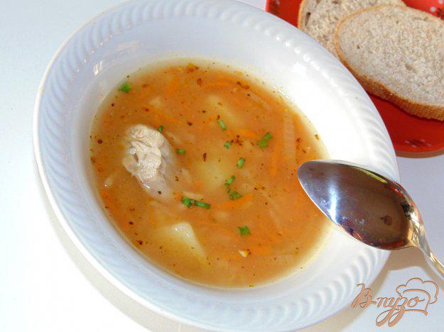 фото рецепта: Рисовый суп с томатной заправкой