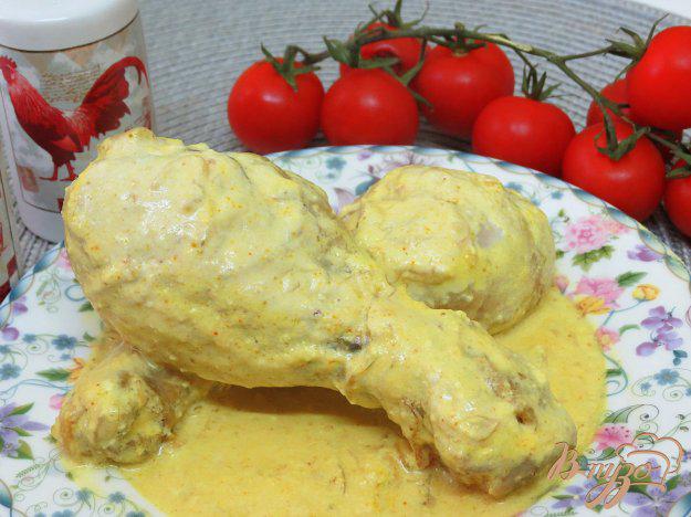 фото рецепта: Куриные голени в соусе с куркумой
