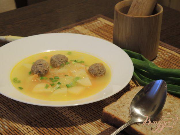 фото рецепта: Картофельный суп с фрикадельками
