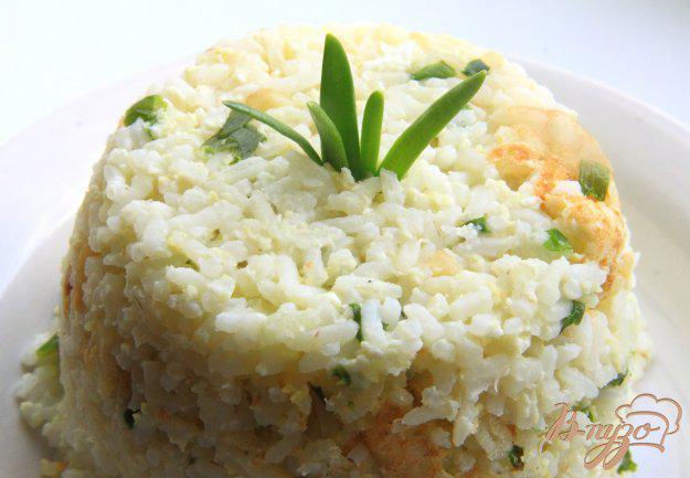 фото рецепта: Рис с чесноком и яйцами  по-японски