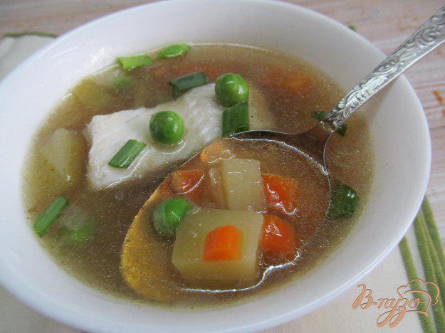 фото рецепта: Овощной суп на рыбном бульоне