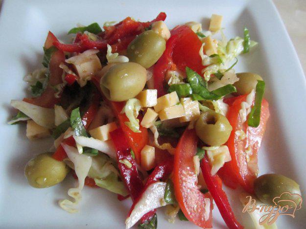 фото рецепта: Салат овощной с сыром
