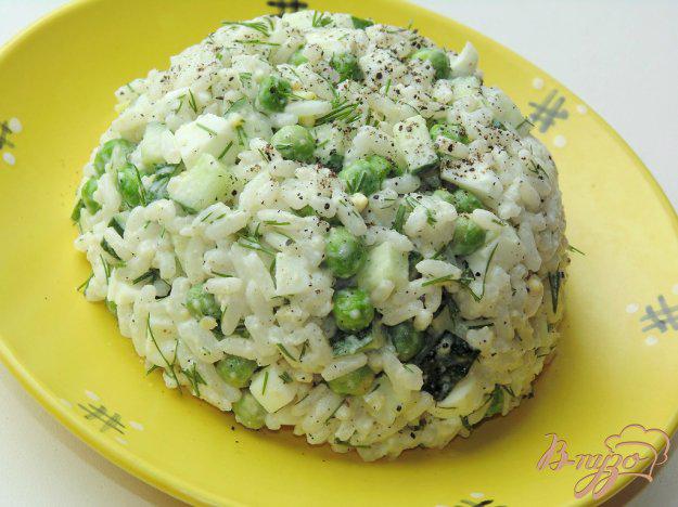 фото рецепта: Салат из риса с яйцом