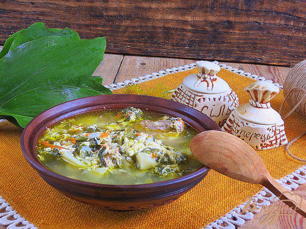 фото рецепта: Щавелевый суп от бабушки