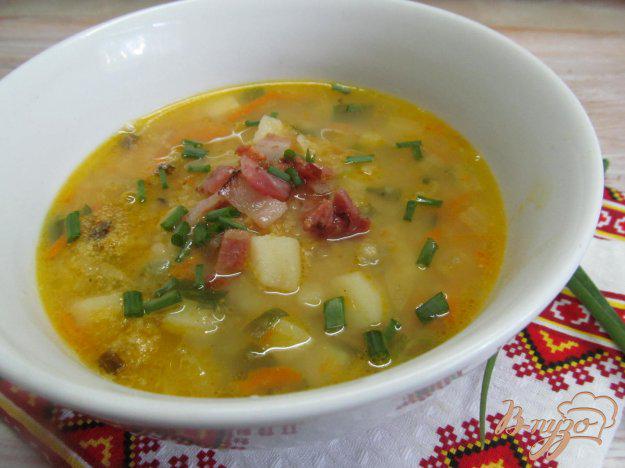 фото рецепта: Гороховый суп с беконом