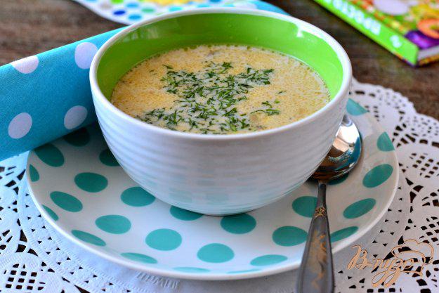 фото рецепта: Грибной суп с сыром