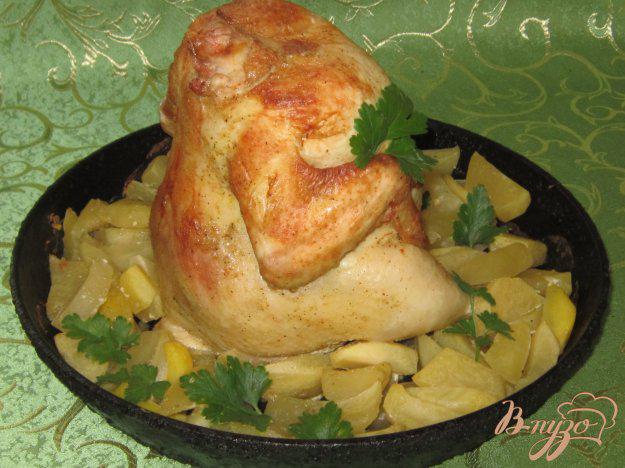 фото рецепта: «Курица в гнезде» на ужин