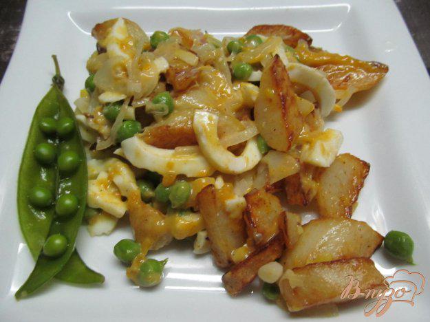 фото рецепта: Картофельный салат с горошком