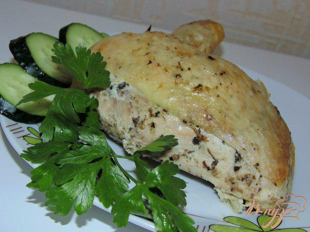 фото рецепта: Окорочок куриный с базиликом и орегано в рукаве