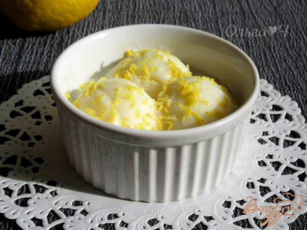 фото рецепта: Мягкое лимонное мороженое