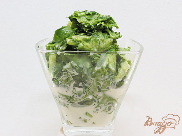 фото рецепта: Салат из листьев салата