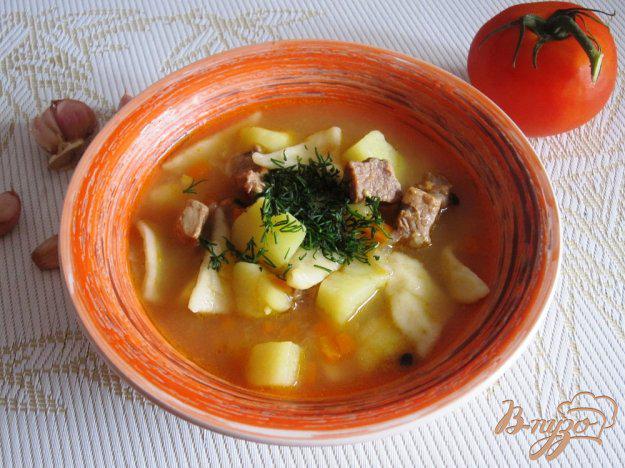 фото рецепта: Узбекский суп «Манчиза»