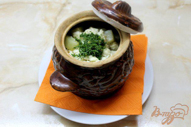 фото рецепта: Молодой картофель запеченный с грибами и сыром фета