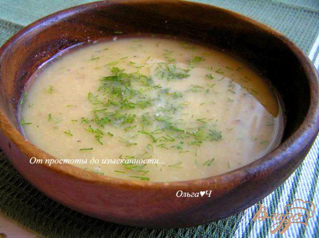 фото рецепта: Гороховый суп-пюре с сайрой