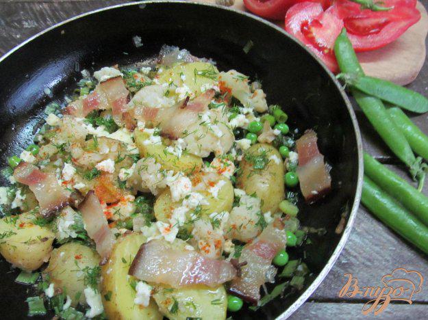 фото рецепта: Теплый салат из картофеля с цветной капустой
