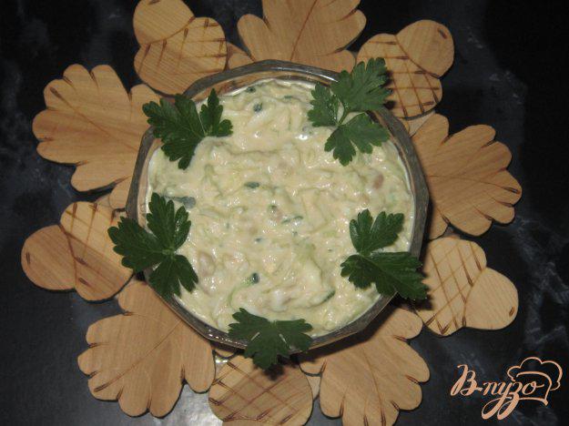 фото рецепта: Нежный салат из молоков соленой сельди