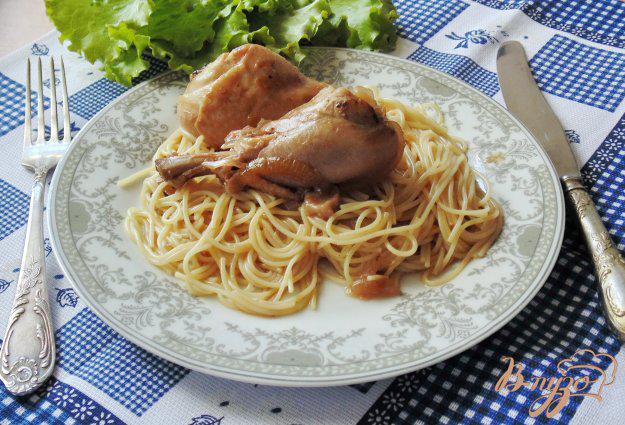 фото рецепта: Курица в соево-луковом соусе