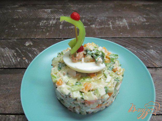 фото рецепта: Овощной салат с яйцом