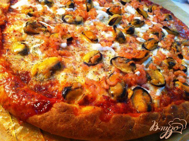 фото рецепта: Пицца с морепродуками
