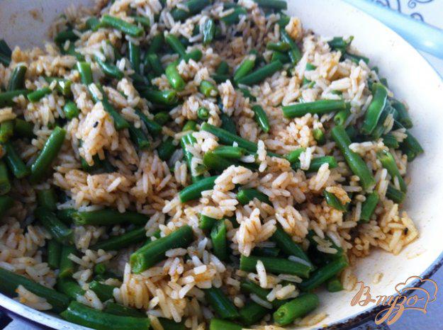фото рецепта: Рис со спаржевой фасолью