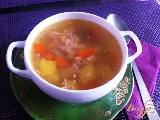 фото рецепта: Суп из  фасоли и мяса кролика