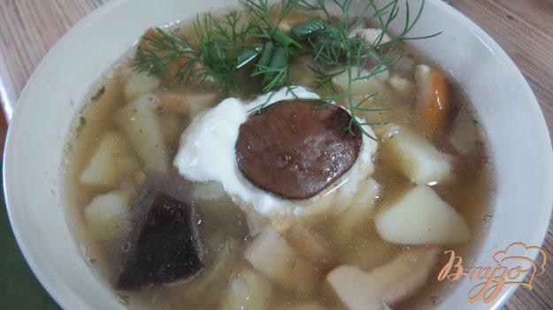 фото рецепта: Грибной суп с белыми грибами