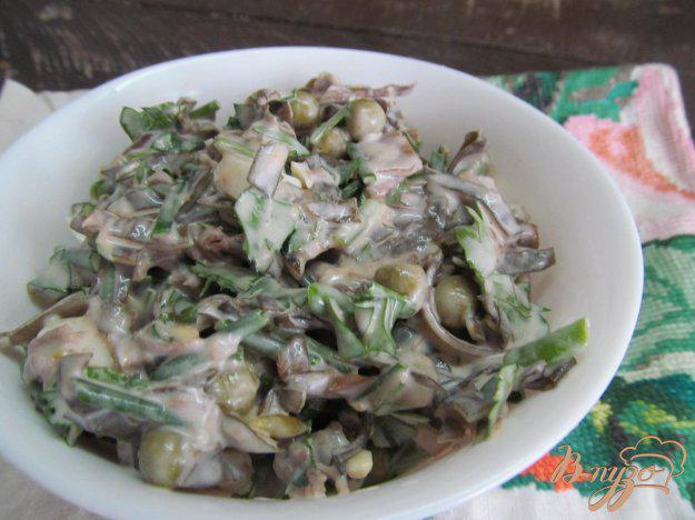 фото рецепта: Мясной салат с морской капустой