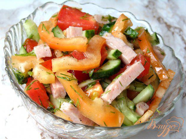 фото рецепта: Овощной салат с бужениной