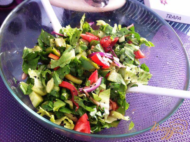 фото рецепта: Салат овощной с бальзамиком