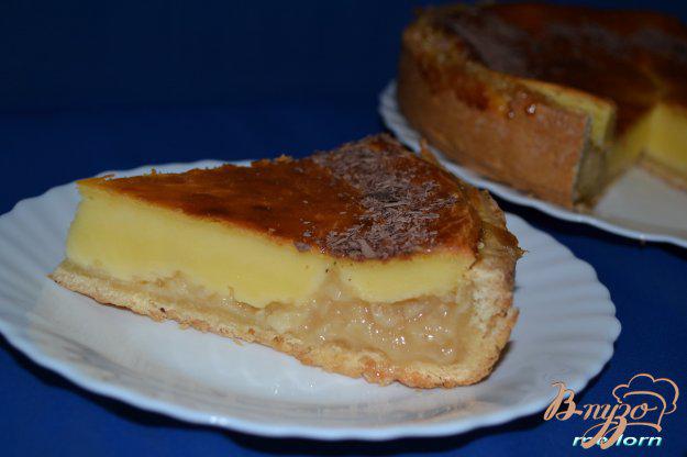 фото рецепта: Пирог с творогом и лимоном