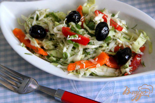 фото рецепта: Салат из капусты и болгарского перца