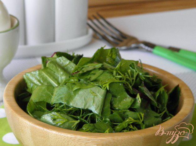 фото рецепта: Салат из зелени